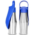 Pet Dog Outdoor Water Bottle Travel Stainless Steel Water Cup Portable Drinking Kettle ST (BPA Free, No Certificate)