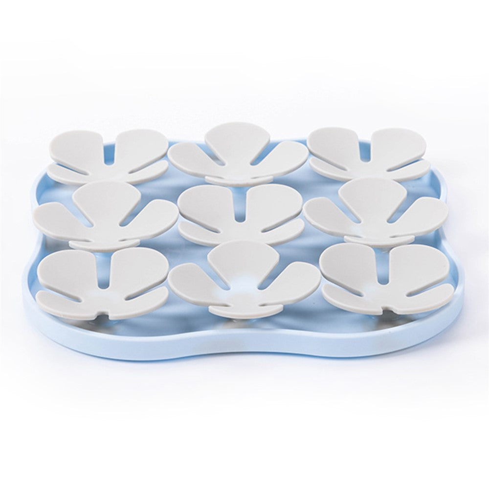 Flower Shape Silicone Cat Dog Licking Bowl Anti-Choking Food Mat Gift with Suction Cups (FDA Certified)