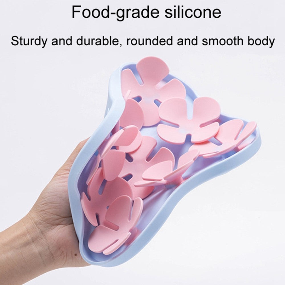 Flower Shape Silicone Cat Dog Licking Bowl Anti-Choking Food Mat Gift with Suction Cups (FDA Certified)
