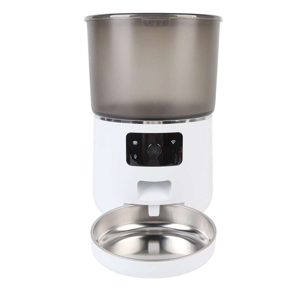 Pet Feeder 4L Automatic Food Dispenser Remote Voice Video Monitor for Cats Dogs