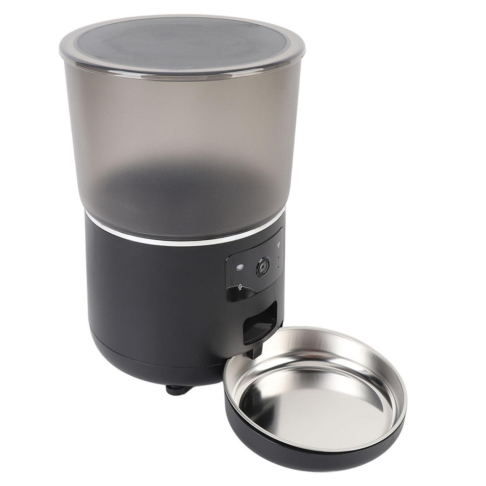 Pet Feeder 4L Automatic Food Dispenser Remote Voice Video Monitor for Cats Dogs