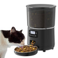 PFF040 4L Pet Feeder Programmable Automatic Food Dispenser for Cats / Dogs with Button Control , EU Plug (BPA Free, No FDA)