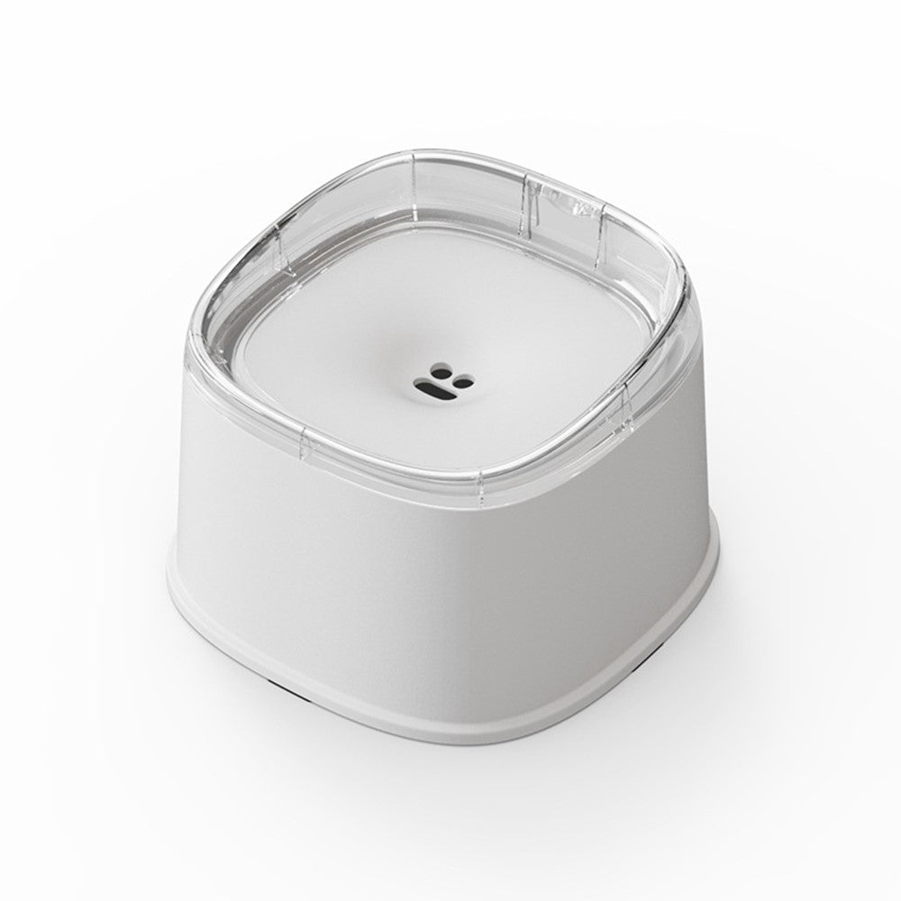 Floating Pet Water Bowl – 2200ml Splash-Proof with Adjustable Flow