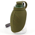300ml Leaf Shape Pet Water Bottle Foldable Dog Cat Drinking Bowl for Outdoor Travel (BPA Free, No FDA)