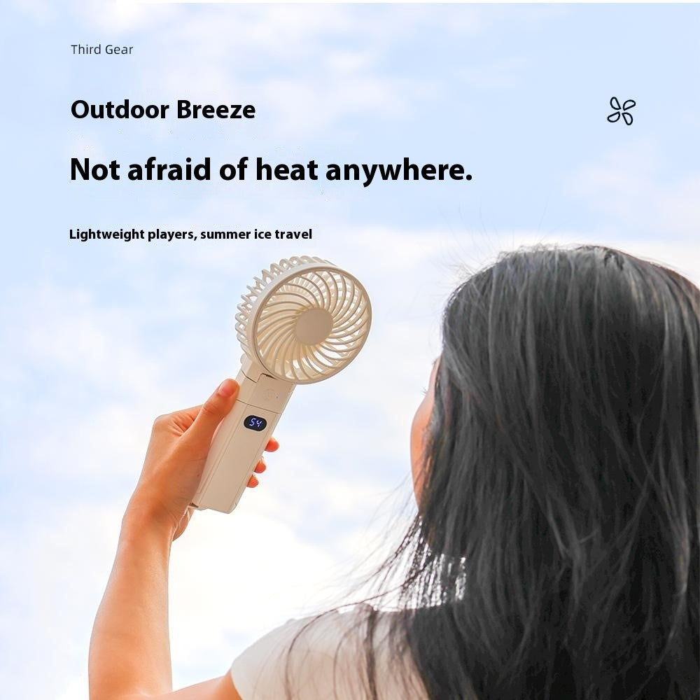 RD10 Foldable Handheld Fan with Power Bank