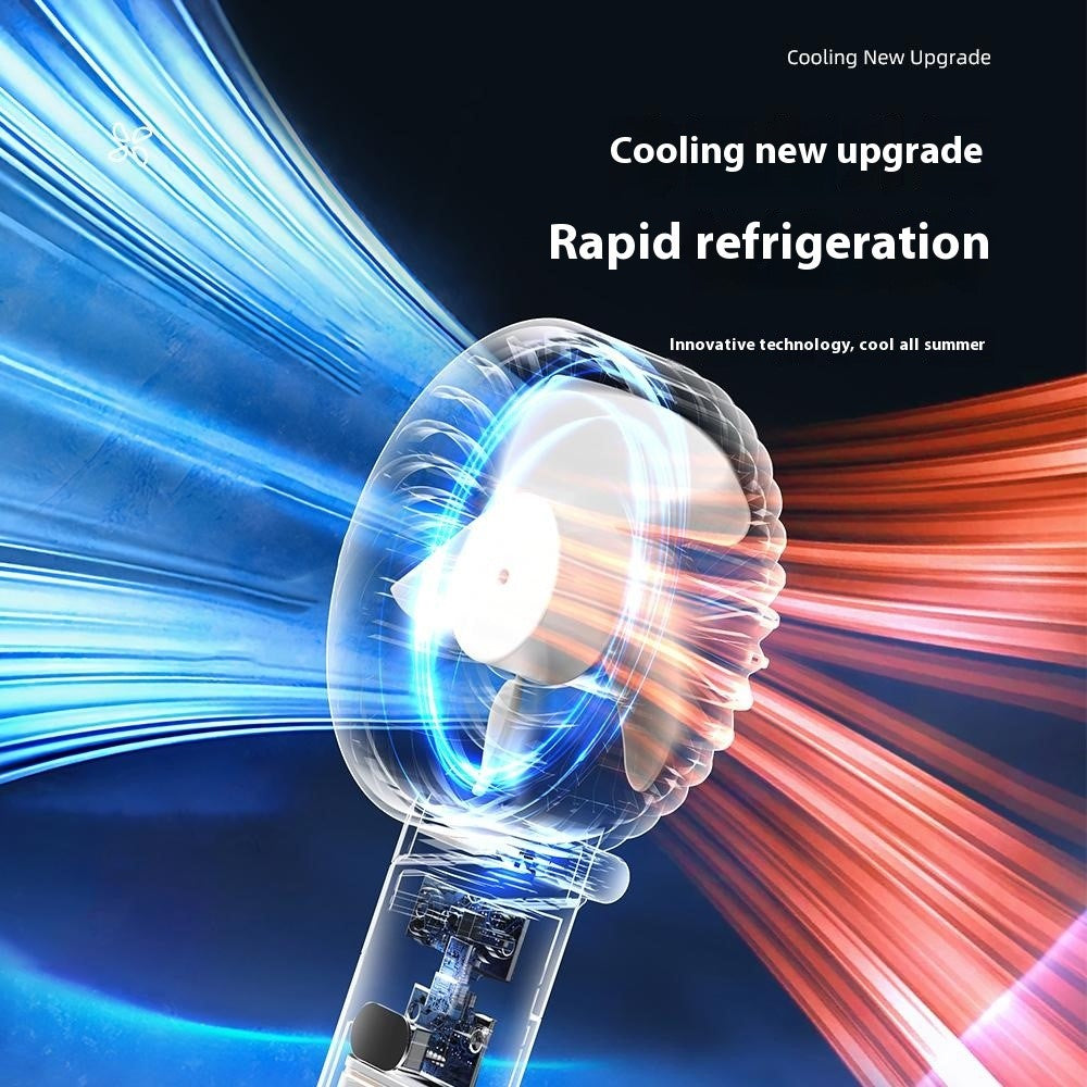 RD10 Foldable Handheld Fan with Power Bank