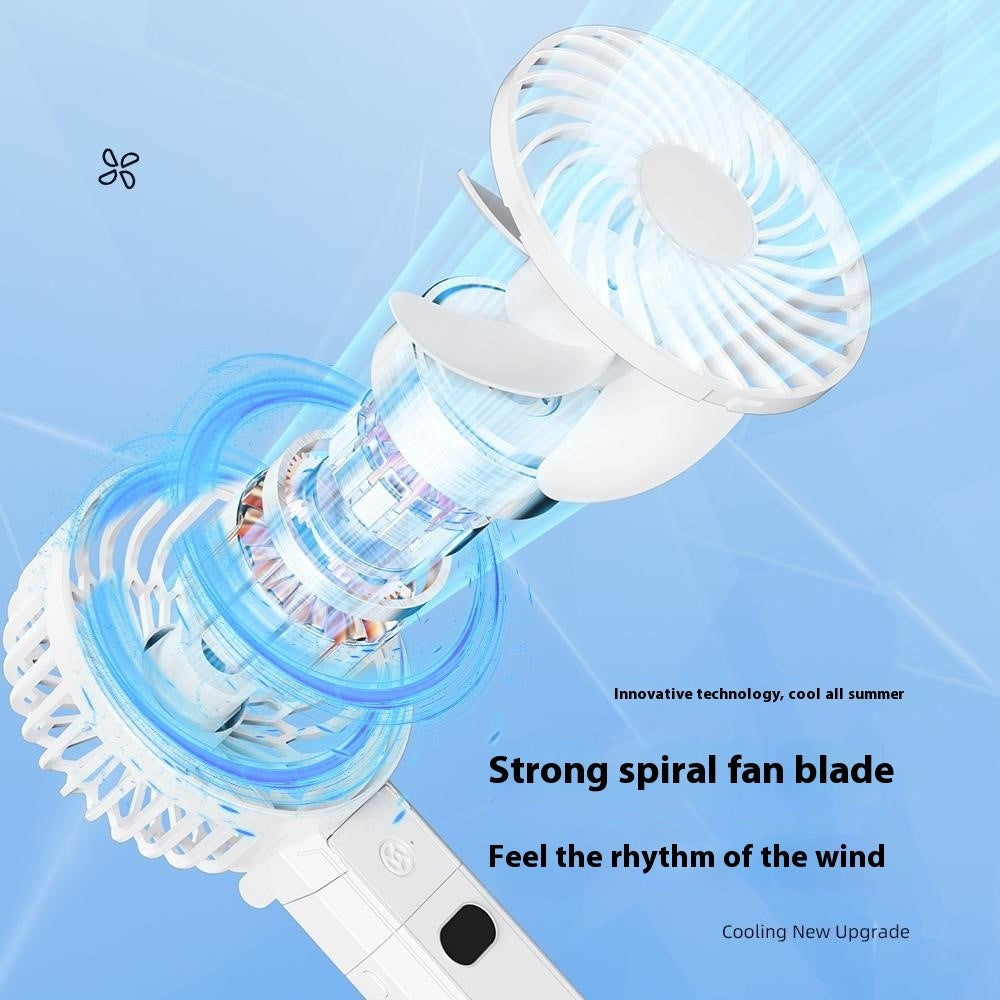 RD10 Foldable Handheld Fan with Power Bank