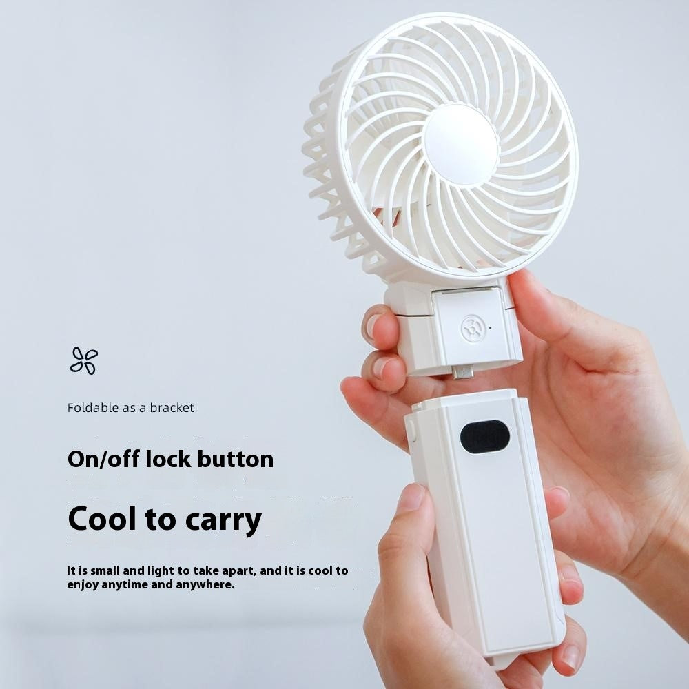 RD10 Foldable Handheld Fan with Power Bank
