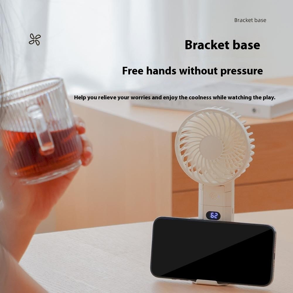 RD10 Foldable Handheld Fan with Power Bank