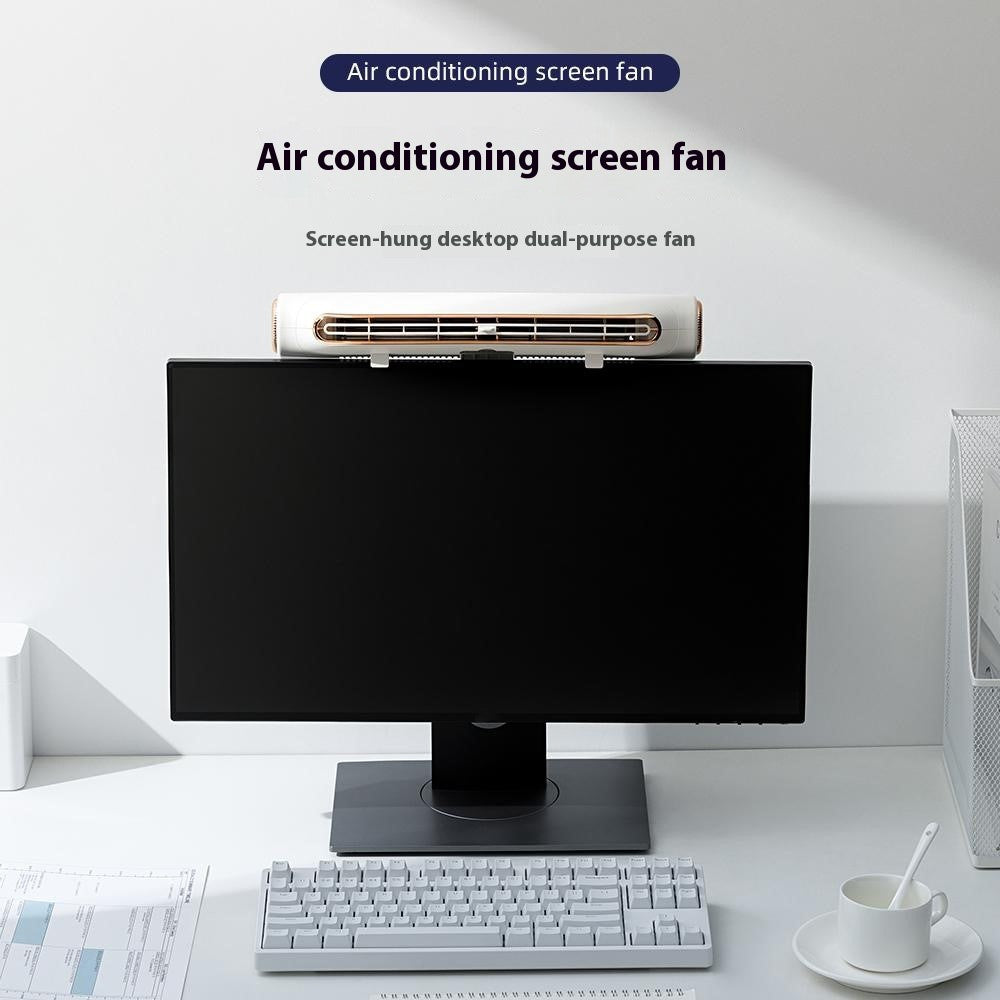 F81 Clip-On Computer Desk Fan