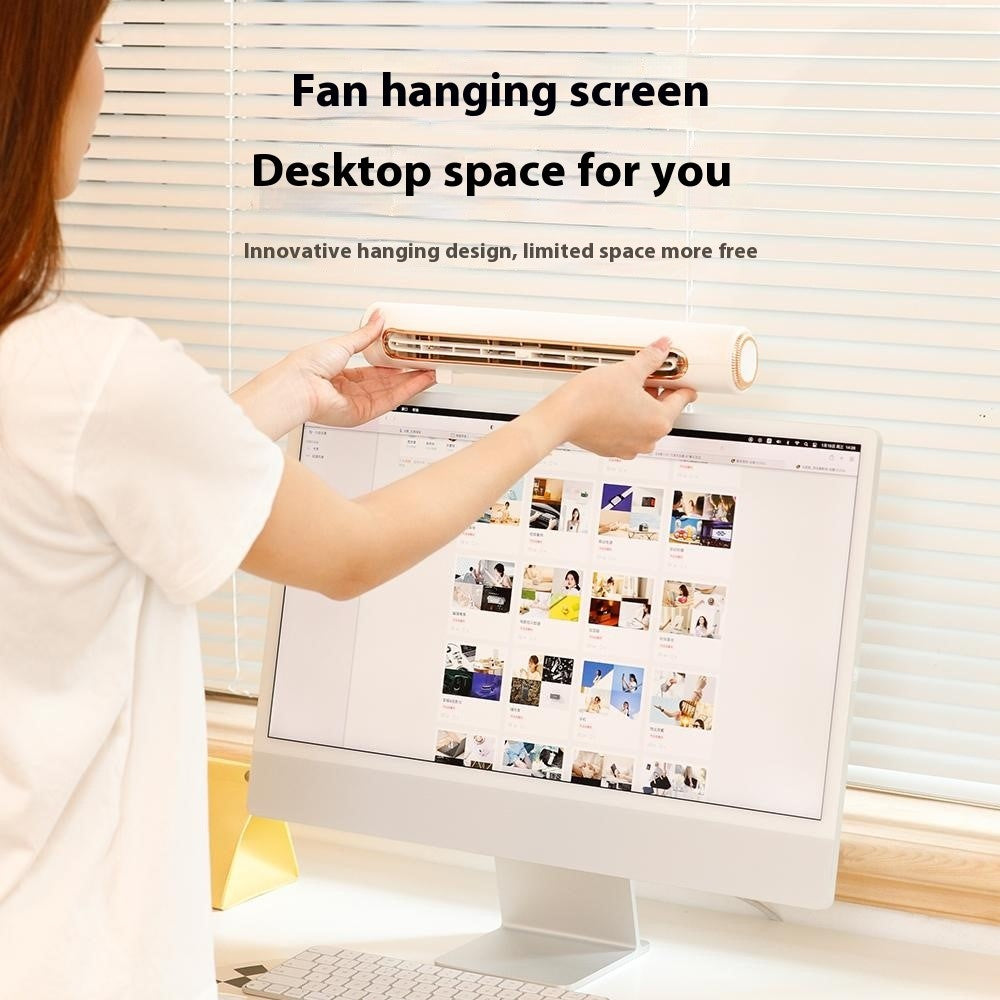 F81 Clip-On Computer Desk Fan