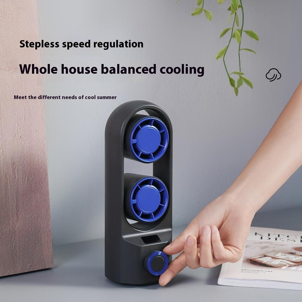 F84 Dual-Head Turbo Desktop Fan