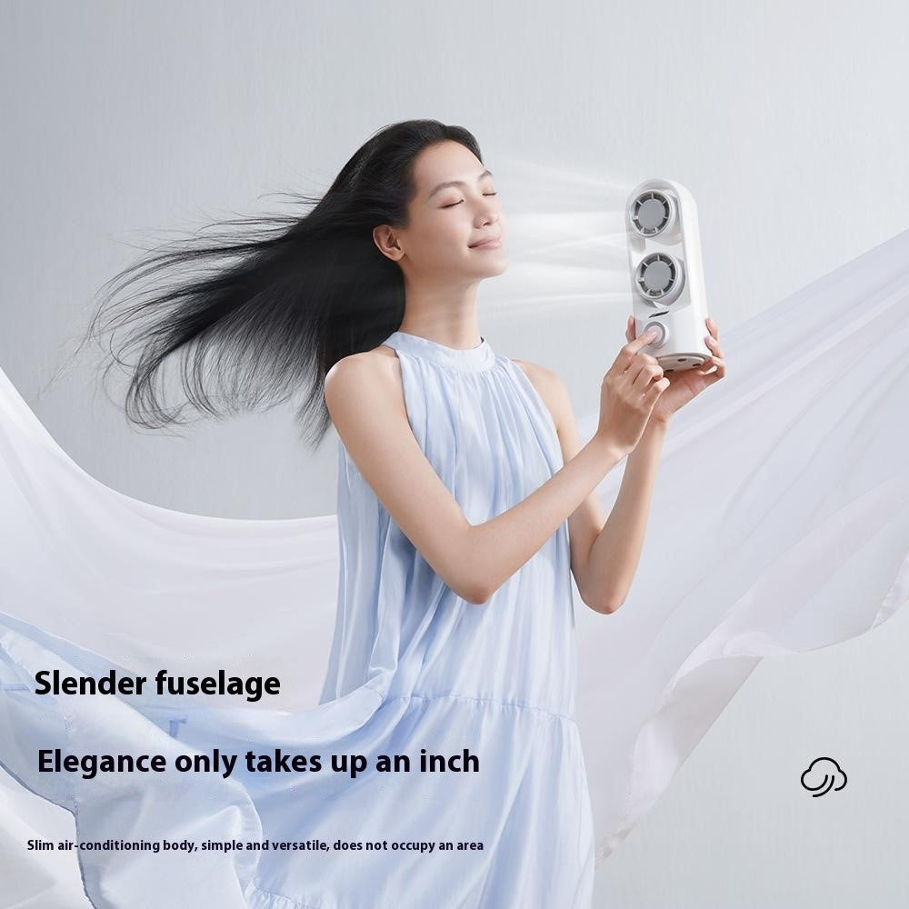 F84 Dual-Head Turbo Desktop Fan
