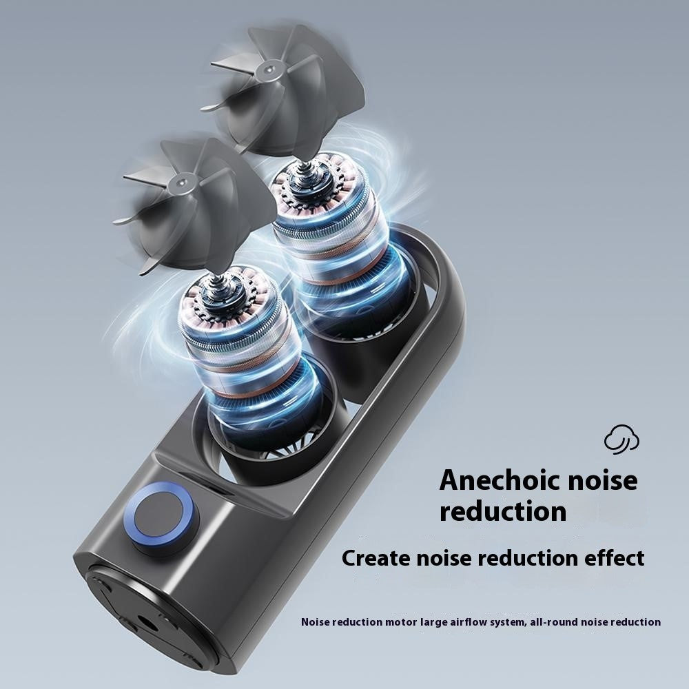 F84 Dual-Head Turbo Desktop Fan