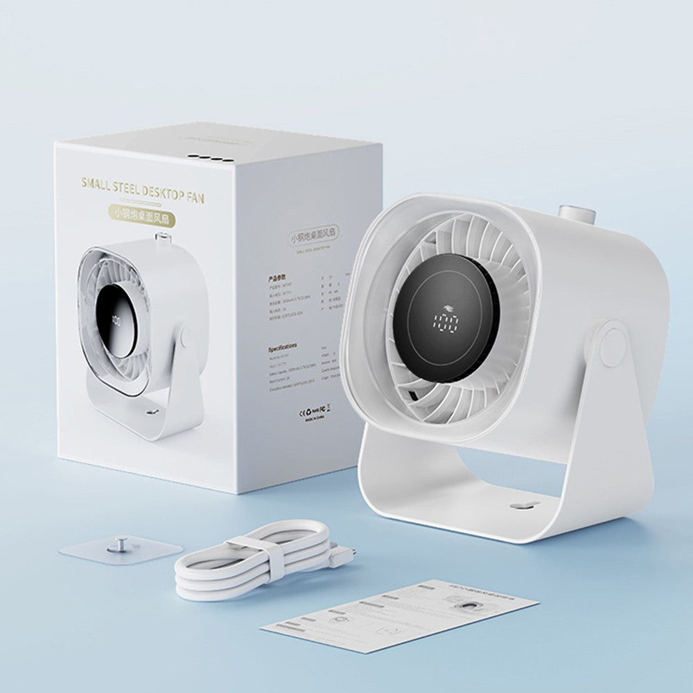 F87 Turbo Desktop Fan with Digital Display