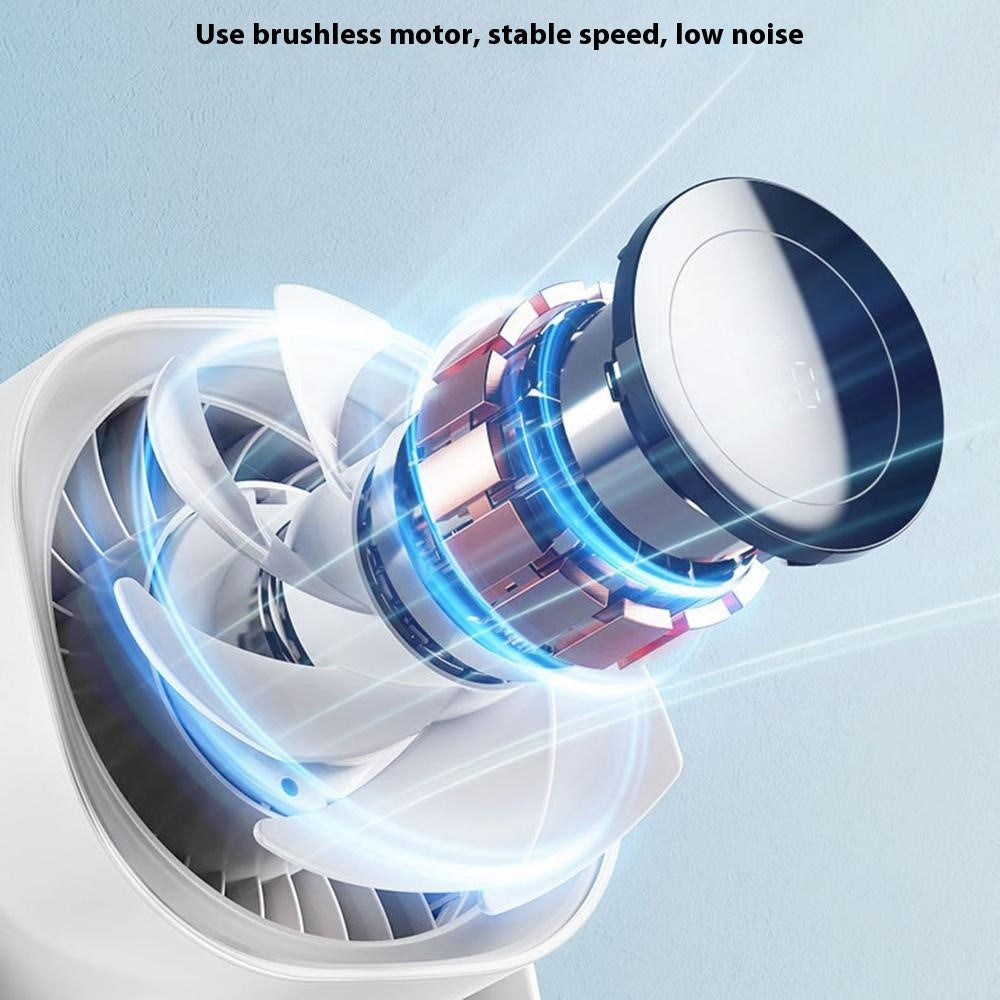 F87 Turbo Desktop Fan with Digital Display