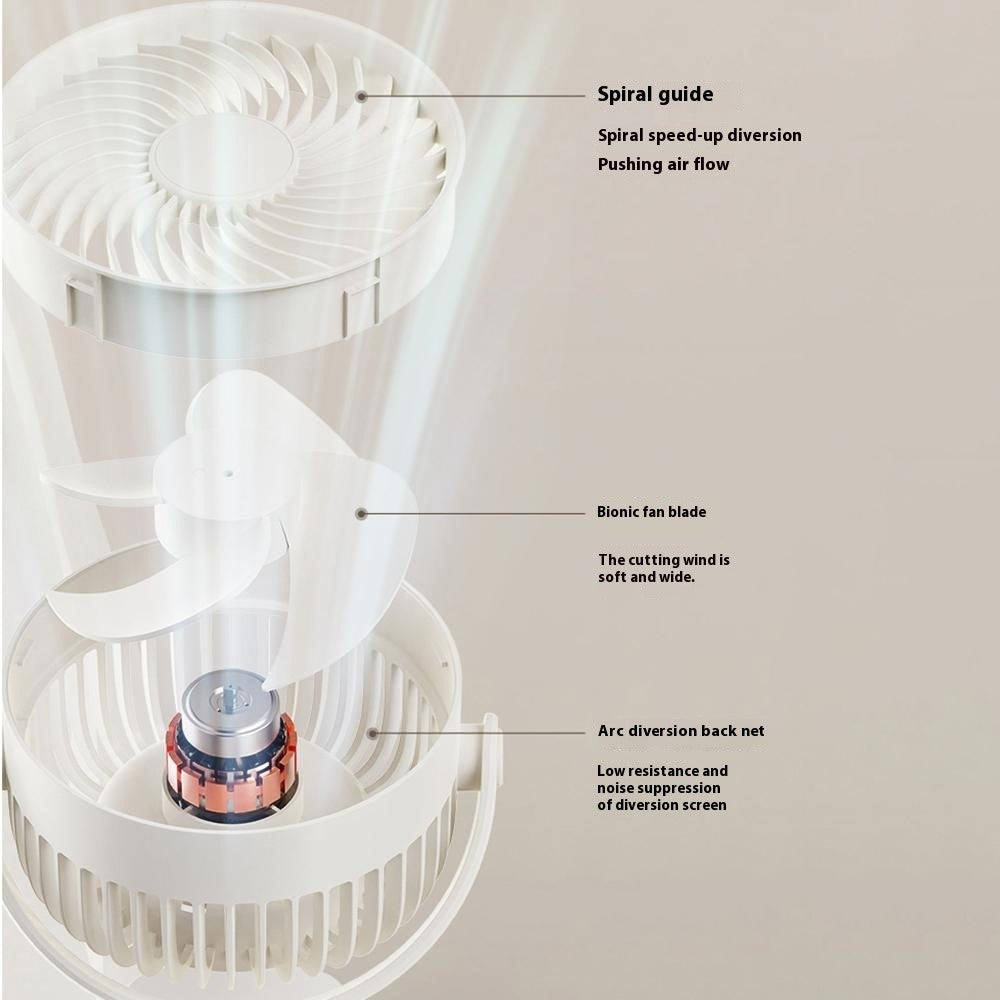 RD23 Clip-On Oscillating Desk Fan