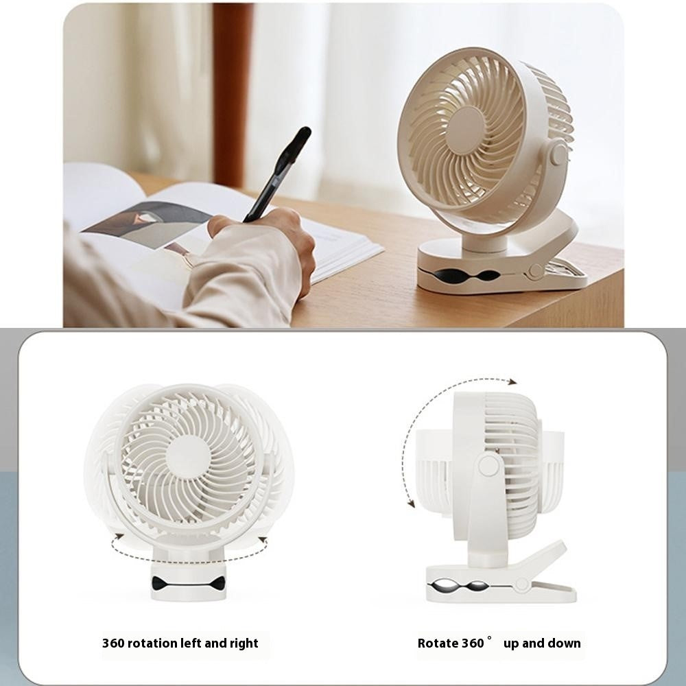 RD23 Clip-On Oscillating Desk Fan