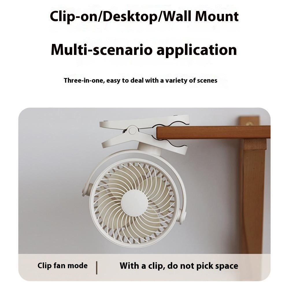 RD23 Clip-On Oscillating Desk Fan