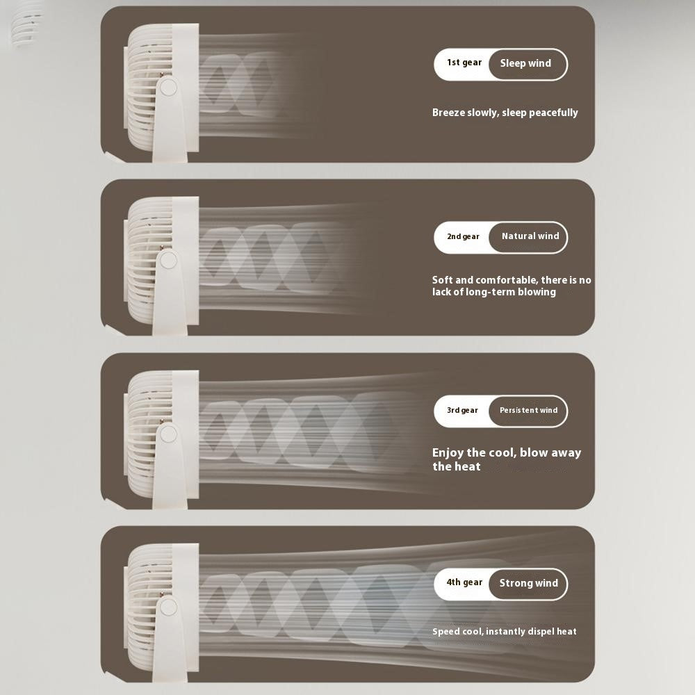RD23 Clip-On Oscillating Desk Fan