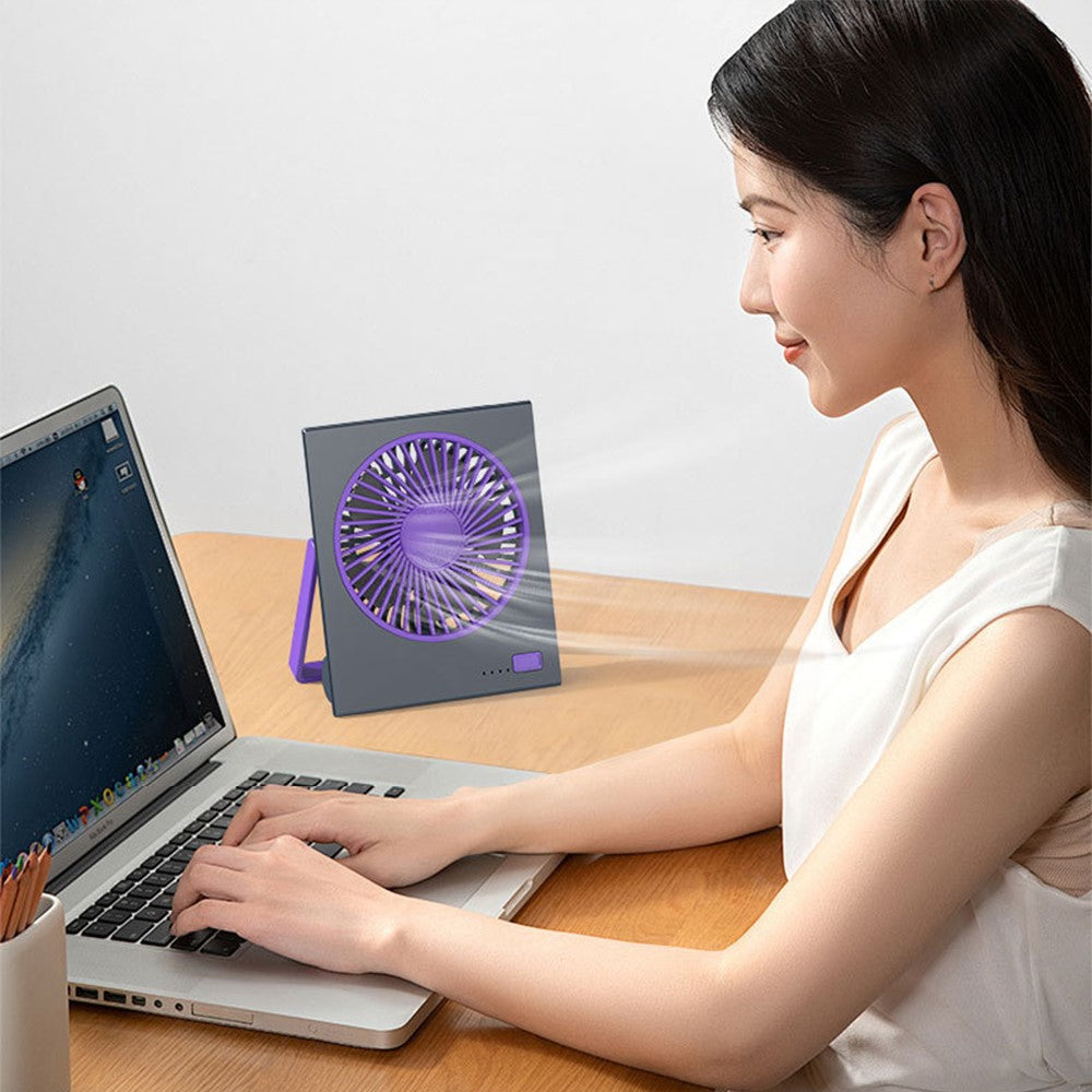 L19 Slim Desk Fan with Foldable Handle