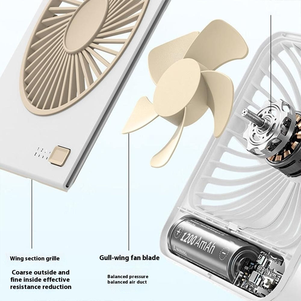 L19 Slim Desk Fan with Foldable Handle
