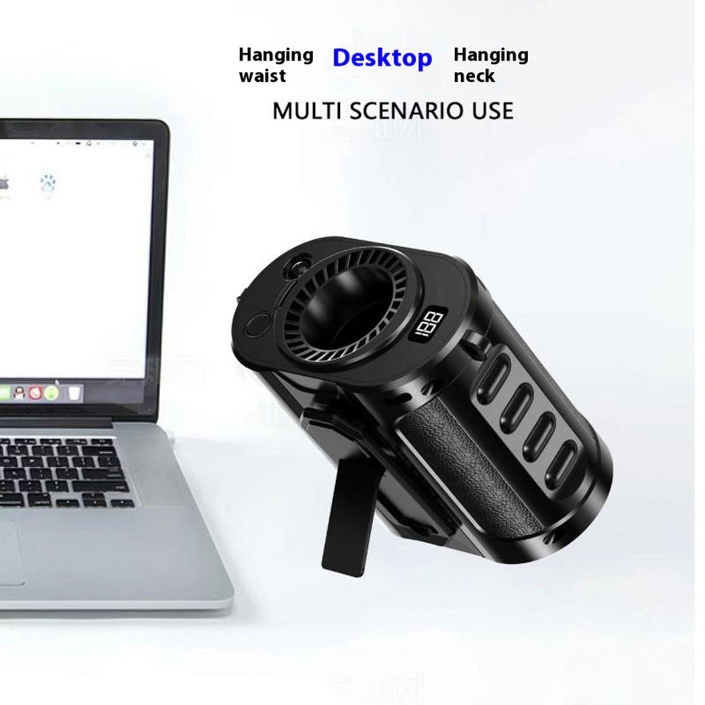 G30 Portable Waist Fan with Stand & LED Flashlight
