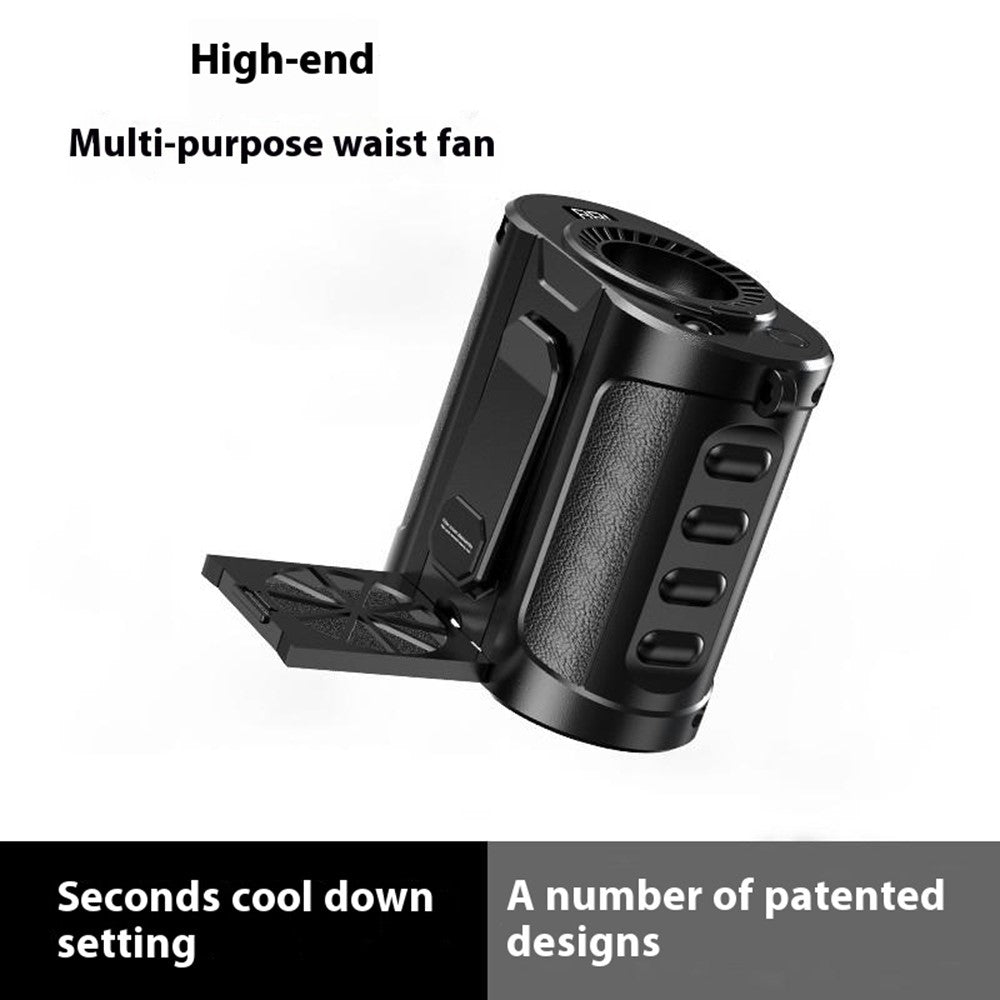 G30 Portable Waist Fan with Stand & LED Flashlight