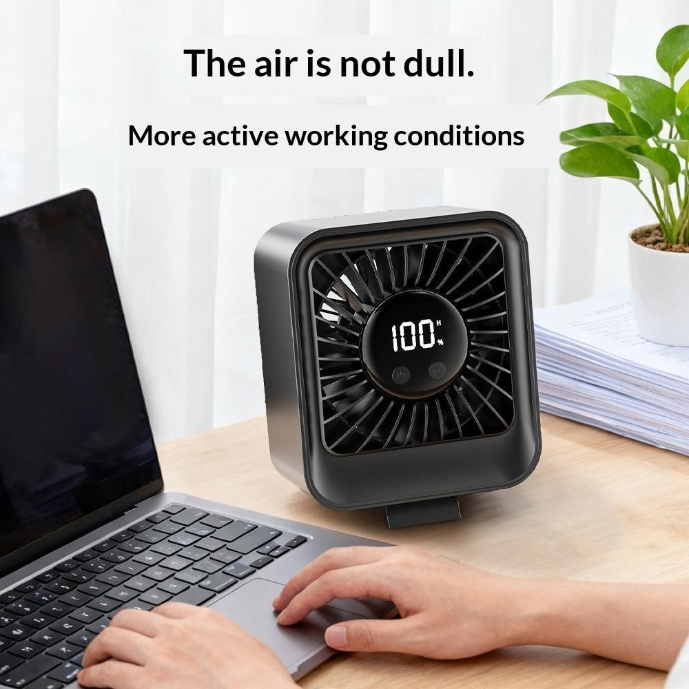 YS-G7 Desktop Fan with LED Display