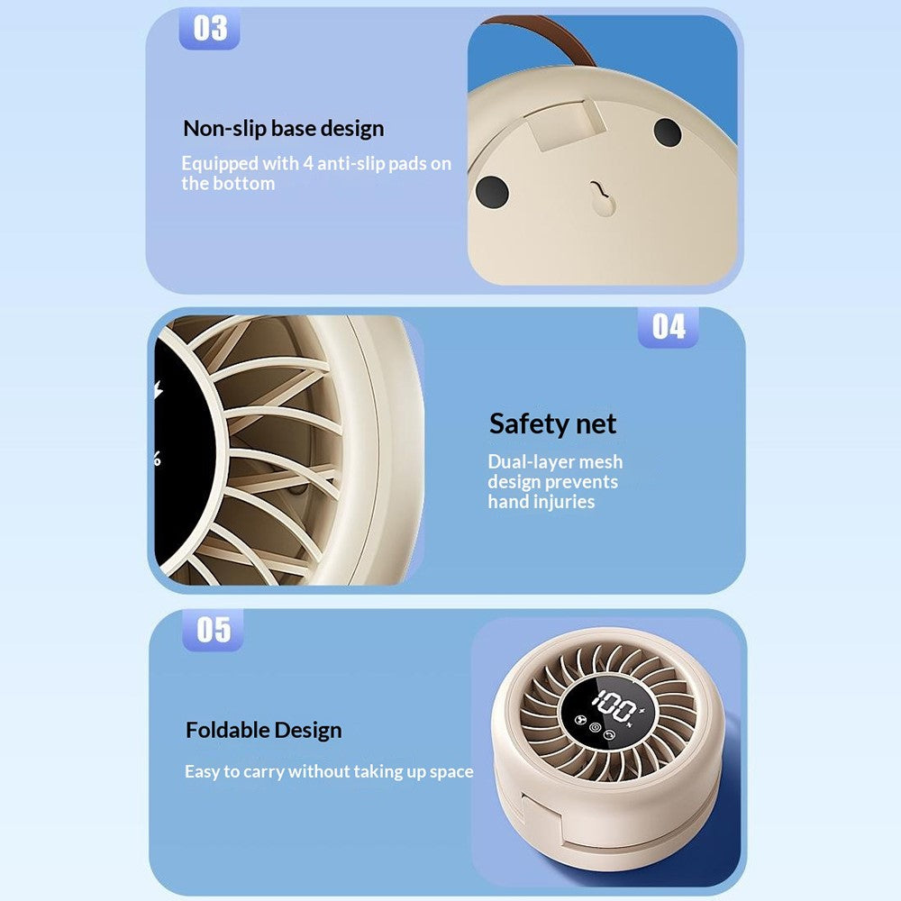 YS-G3 Oscillating Desk & Wall-Mount Fan with Remote