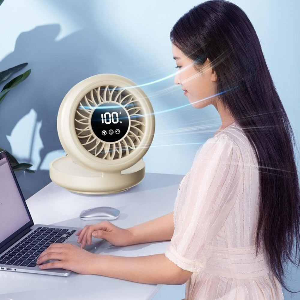 YS-G3 Oscillating Desk & Wall-Mount Fan with Remote