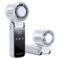 Mini TEC Semiconductor Cooling Fan Handheld Neck Desktop 3-in-1 Portable Fan with LED Display