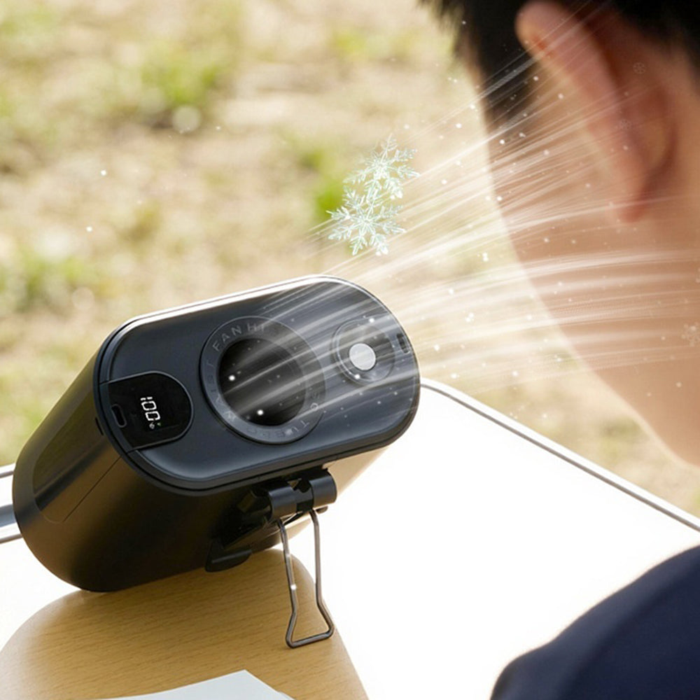 SL635 Waist Fan with LED Flashlight