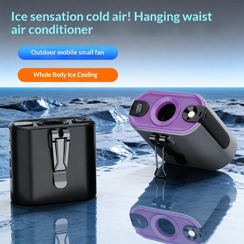 SL635 Waist Fan with LED Flashlight