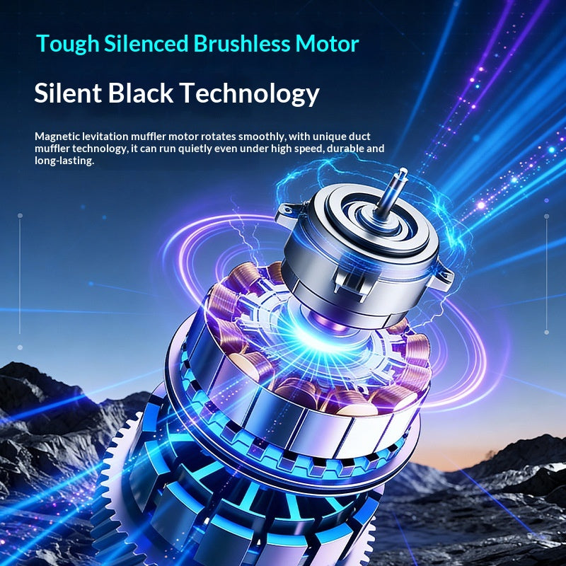 SL635 Waist Fan with LED Flashlight