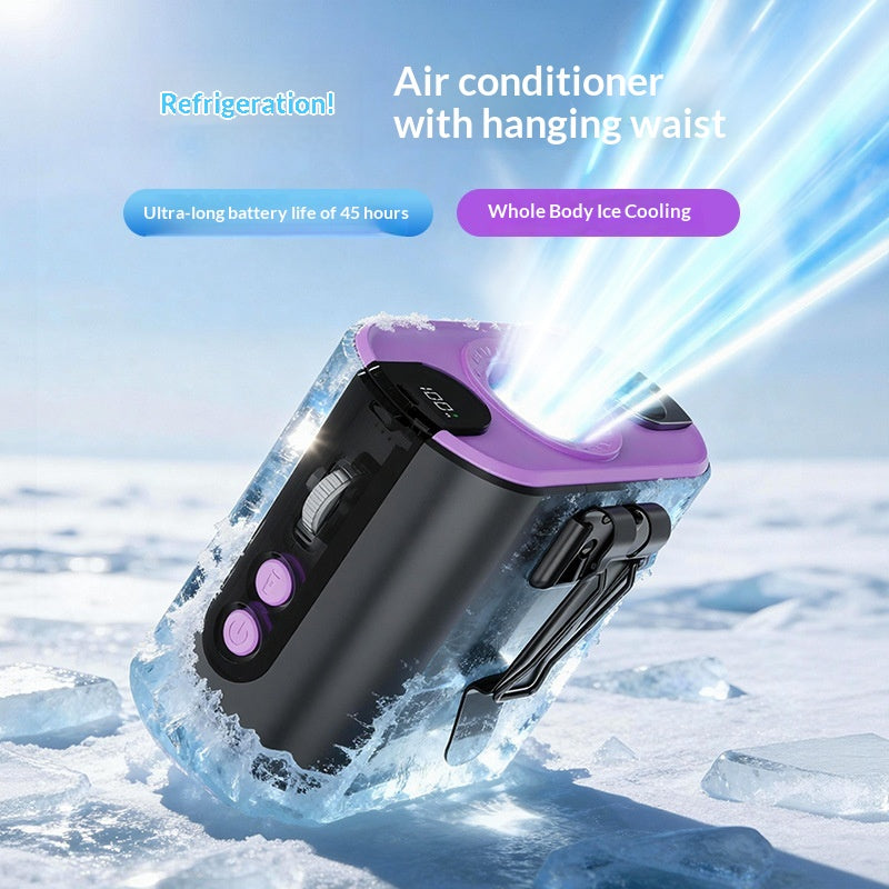 SL635 Waist Fan with LED Flashlight