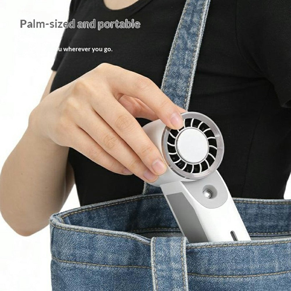 Handheld Ice Mist Spray Fan