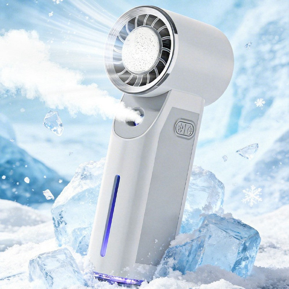Handheld Ice Mist Spray Fan