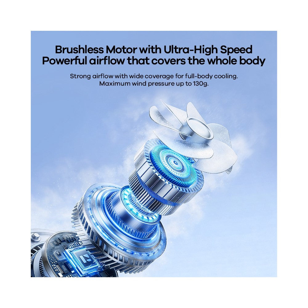 REMAX RS-SF29 2-in-1 Handheld Turbo Fan 4000mAh 100W Wind Pressure 100 Gears Blow Vacuum Cleaner for Home Car