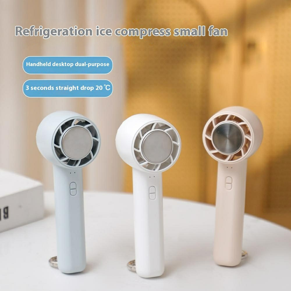L05 Mini Handheld Fan with Cold Compress