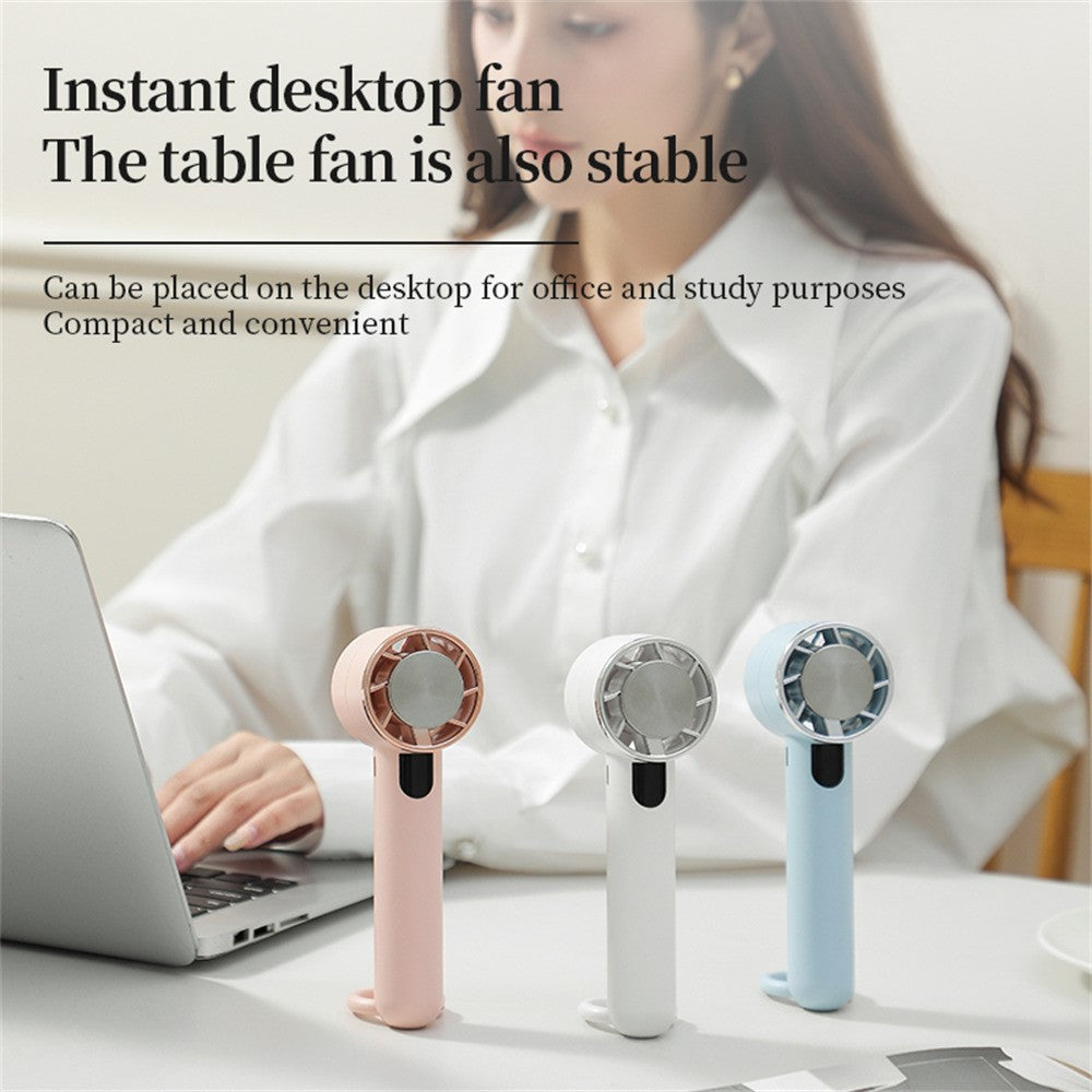 U-32 Handheld & Desktop Mini Fan with Digital Display