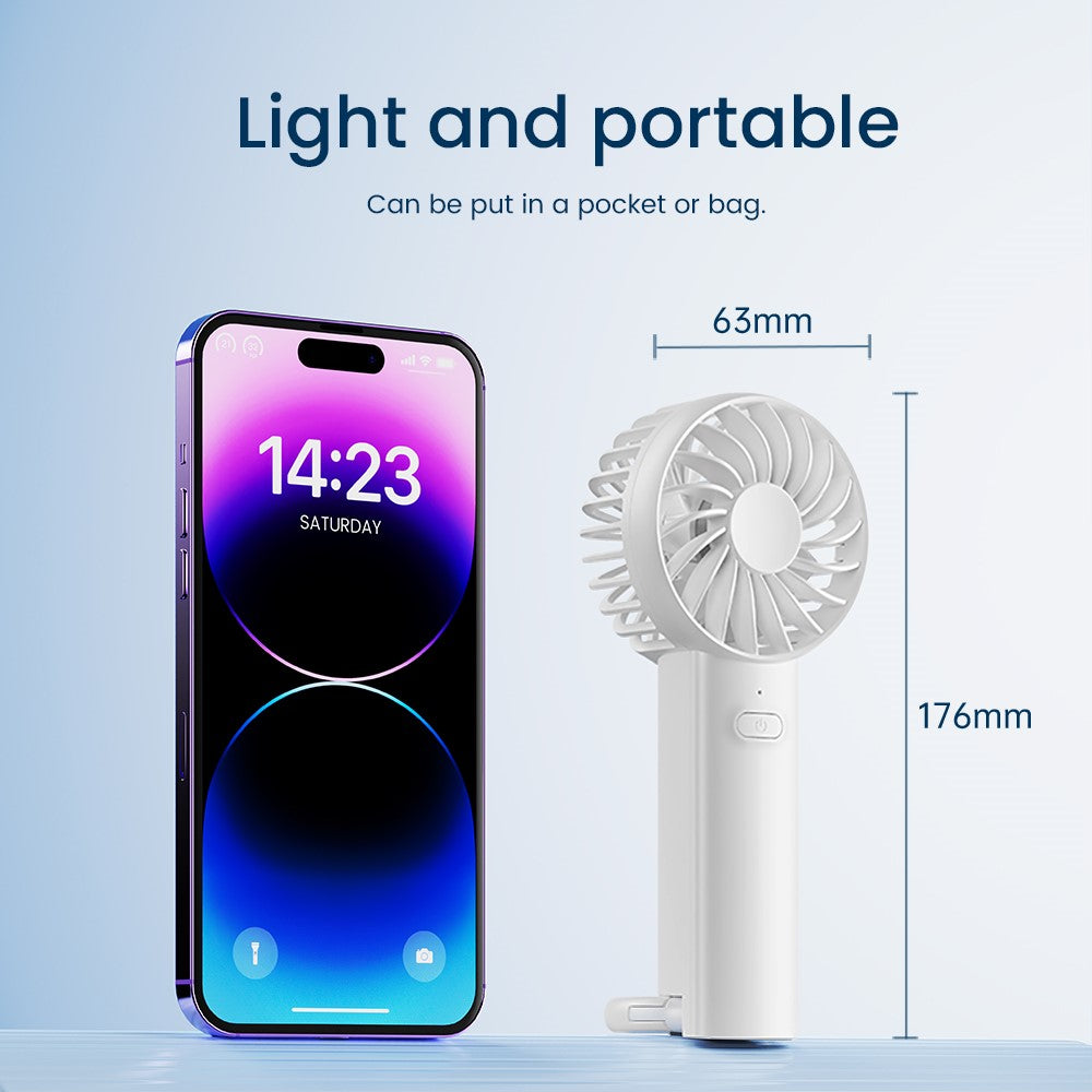 F99 Handheld & Desktop Fan with Buckle