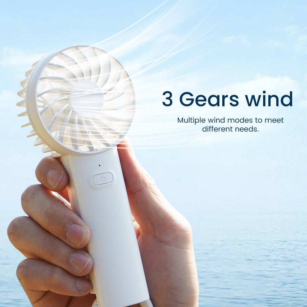 F99 Handheld & Desktop Fan with Buckle
