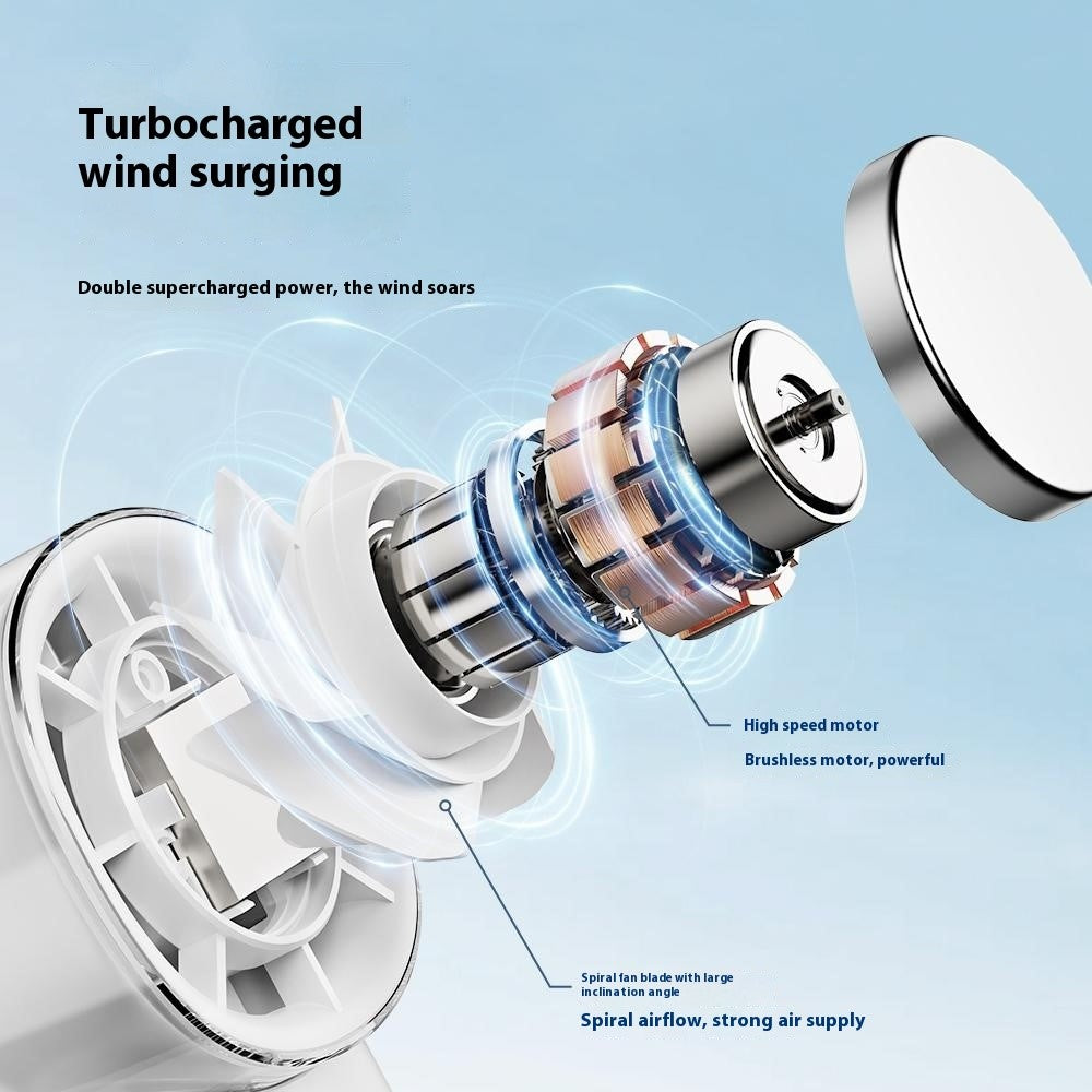 G10 Turbo Bladeless Folding Fan with Cold Compress