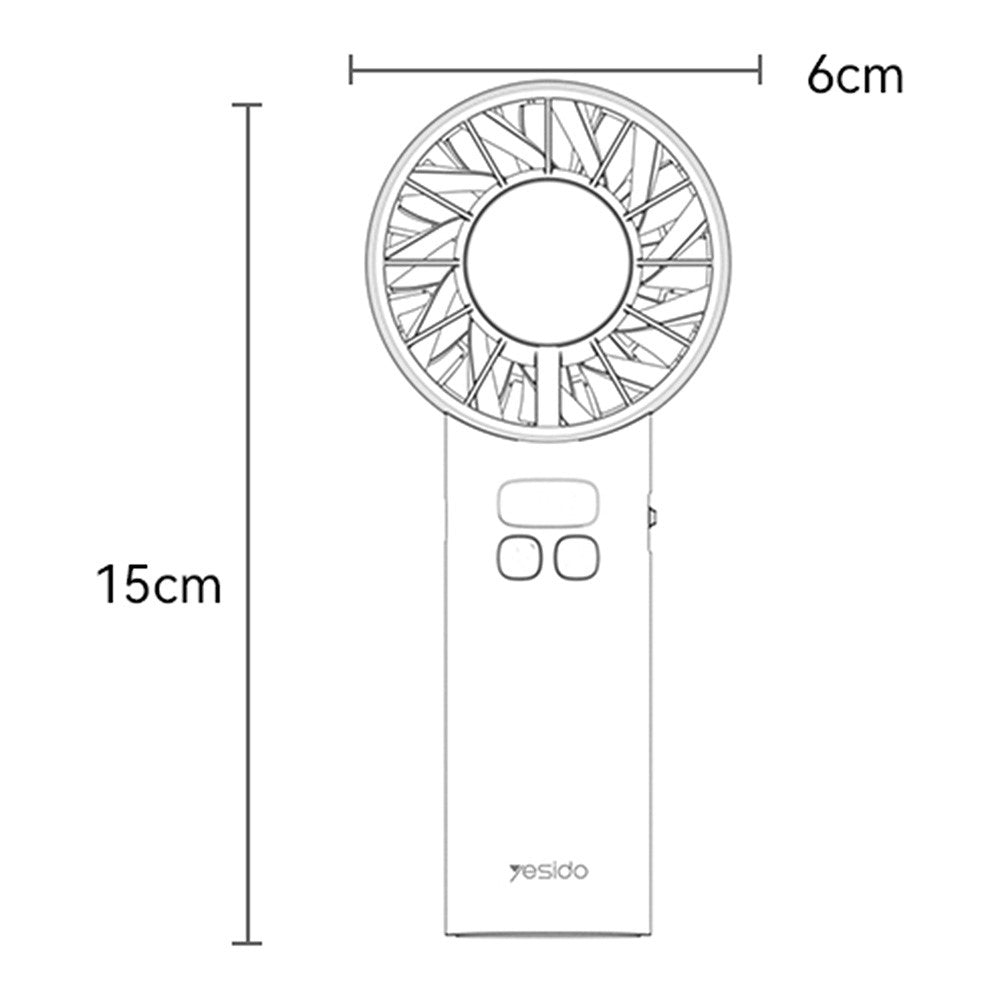 YESIDO YF18 Semiconductor Cooling Handheld Fan