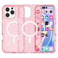 For iPhone 16 Pro Magnetic Case Compatible with MagSafe PC+TPU Glitter Phone Cover