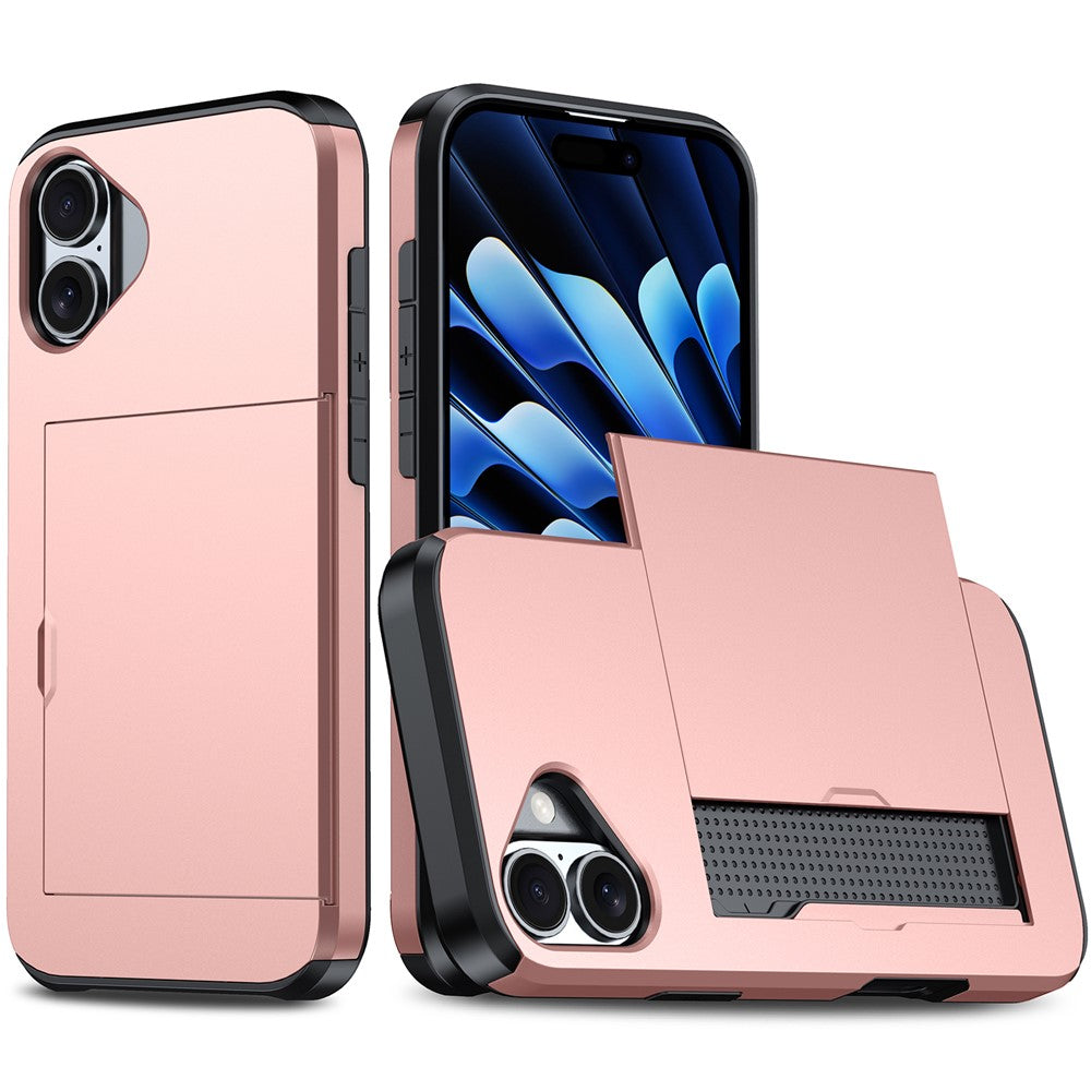 iPhone 16 Case with Sliding Card Slot