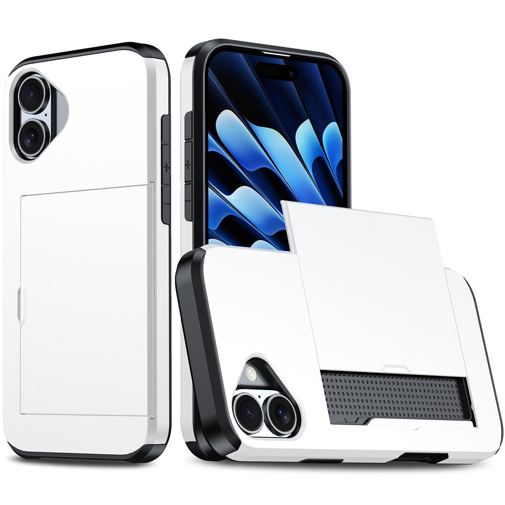 iPhone 16 Case with Sliding Card Slot