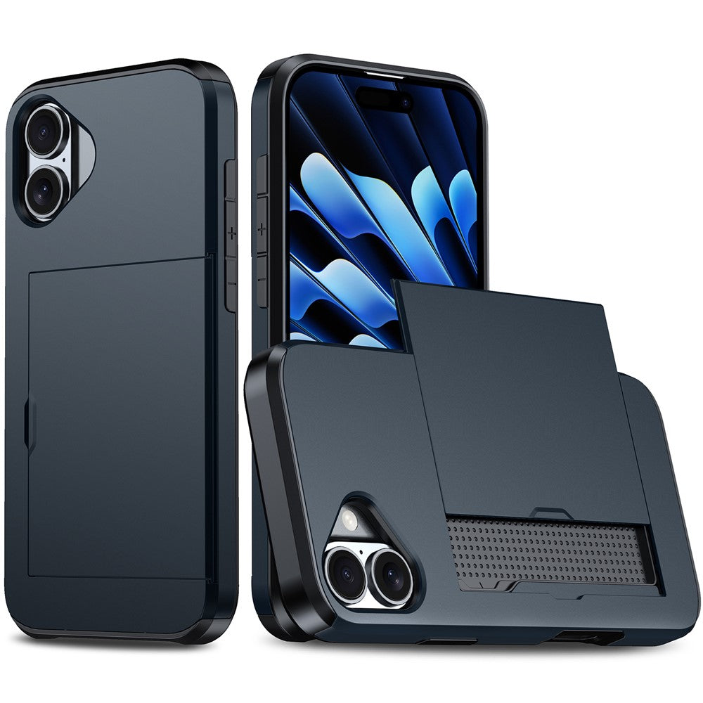 iPhone 16 Case with Sliding Card Slot