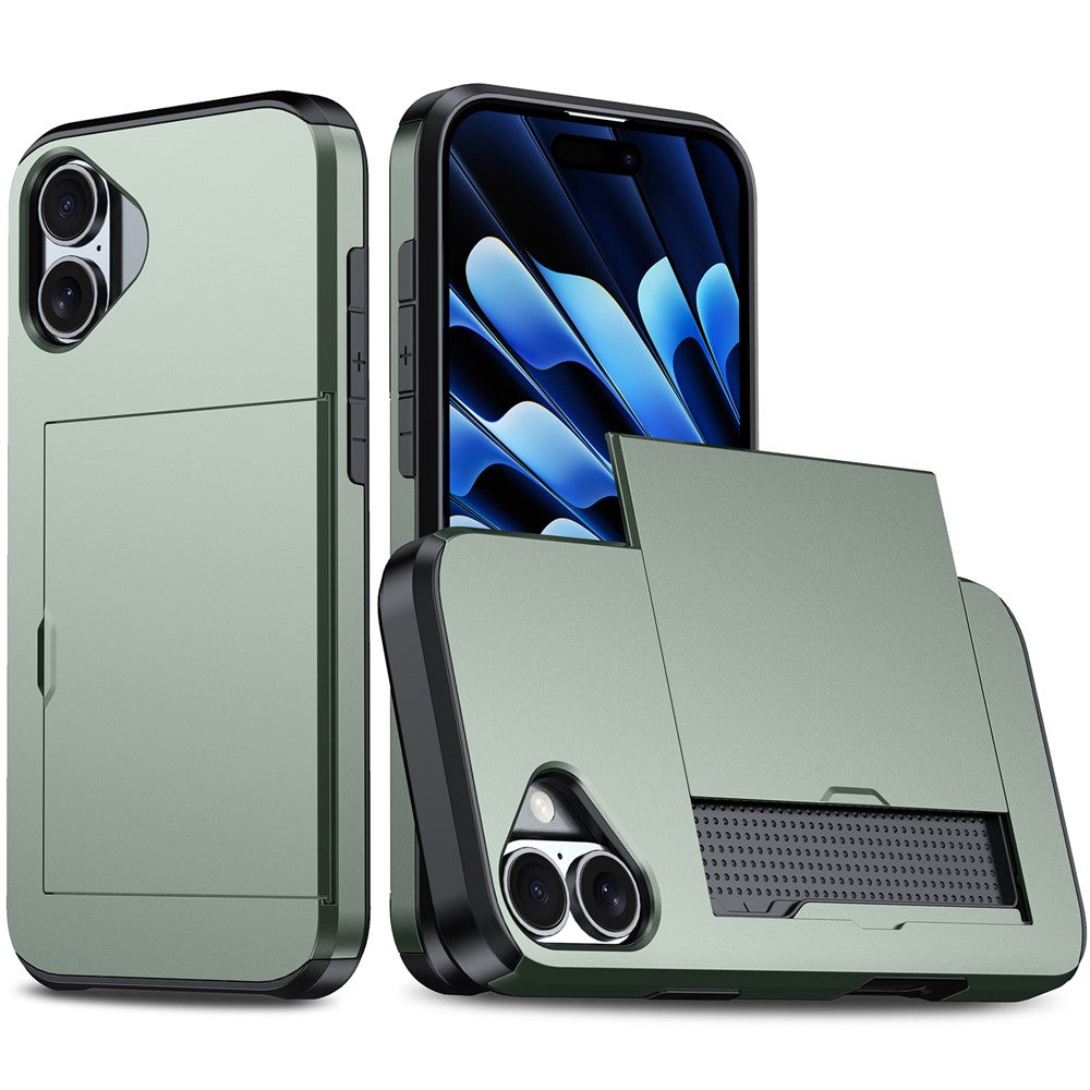 iPhone 16 Case with Sliding Card Slot